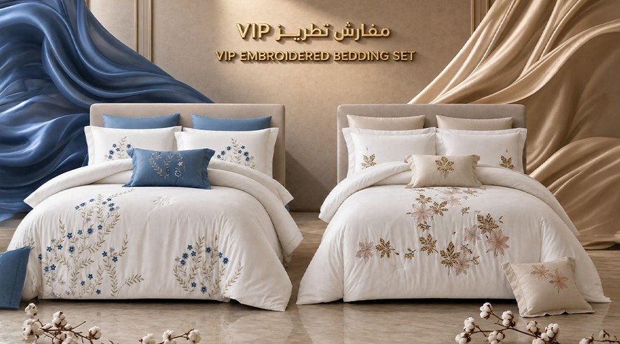Al Saad Home VIP Embroidered Comforter Set