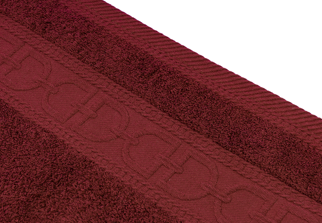 Savoy Cotton Towel - Burgundy ( 50 X 100 )