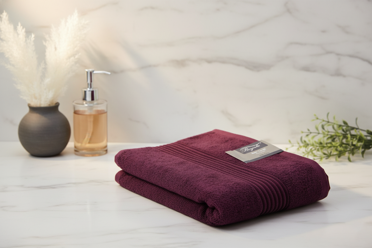 Royal Cotton Towel - ( 70 X 140 ) Grape