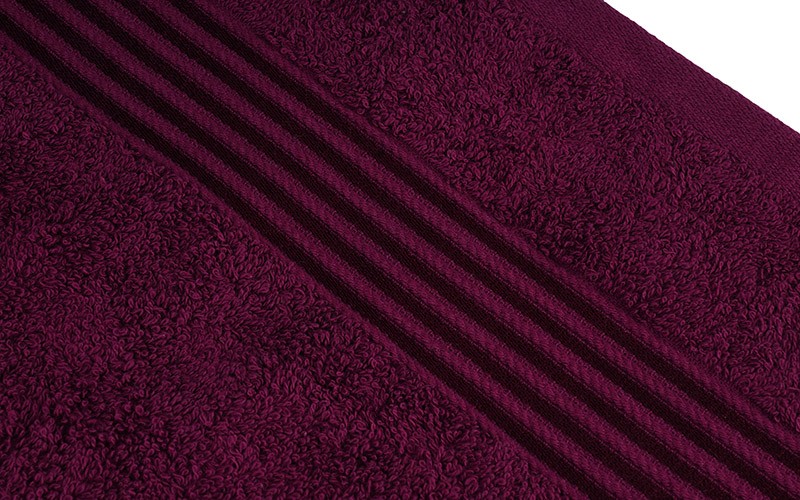 Royal Cotton Towel 2 Pc - ( 40 X 66 ) Grape