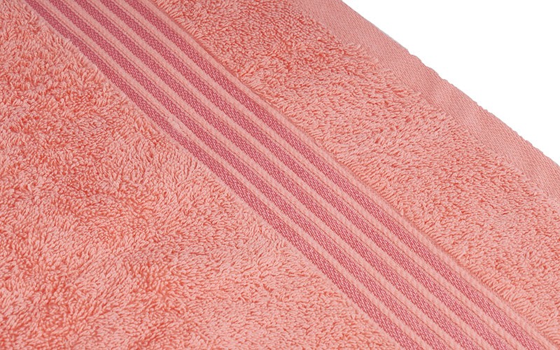 Royal Cotton Towel 2 Pc - ( 40  X 66 ) Peach