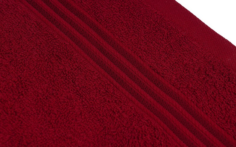 Royal Cotton Towel 4 Pcs - ( 33 X 33 ) Burgundy