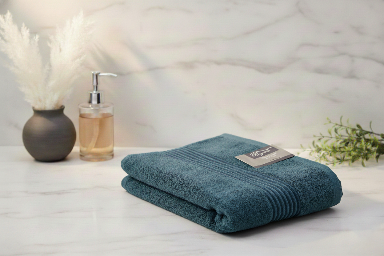 Royal Cotton Towel - ( 70 X 140 ) Teal