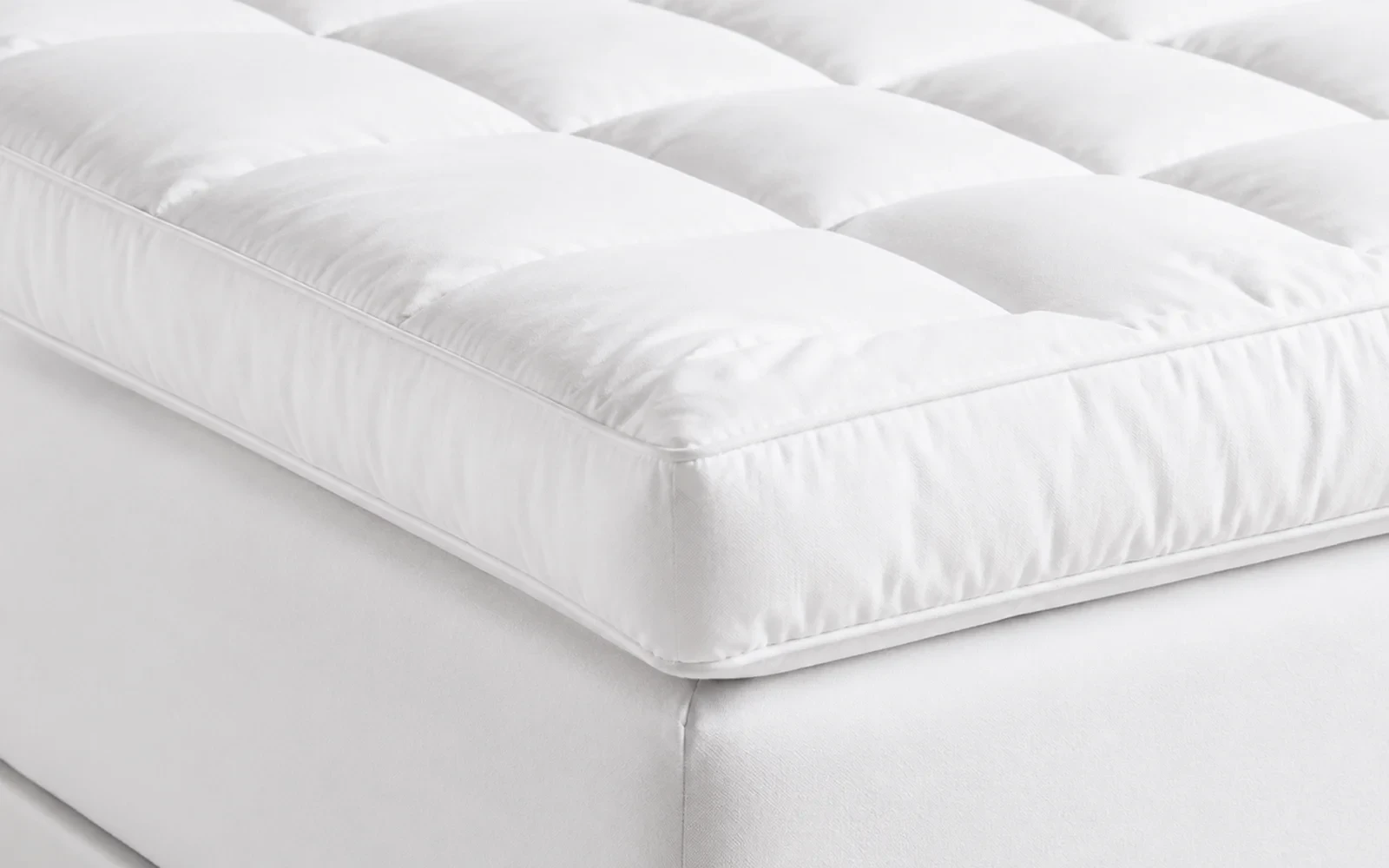 Famous Cotton Mattress Topper - ( 180 X 200 ) cm White