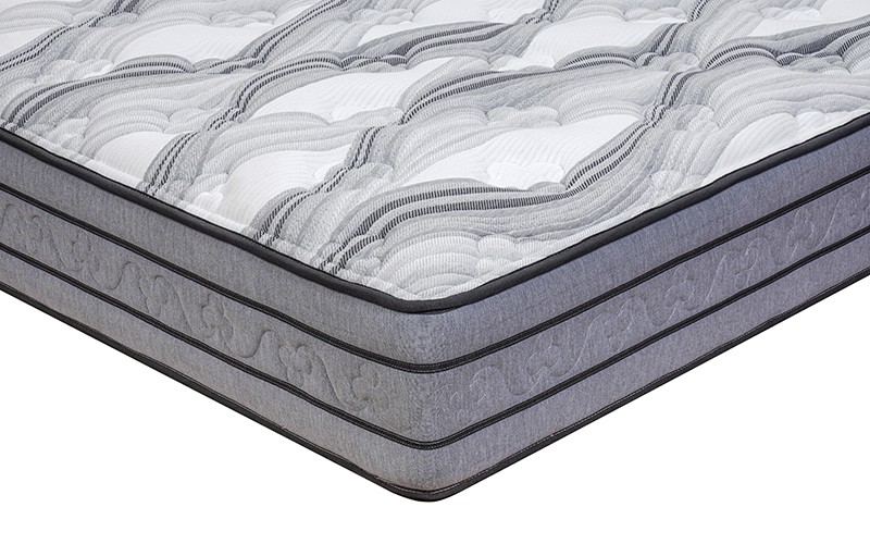 Crystal Pocket Spring Mattress ( 200 x 180 ) + 29 cm White & Grey