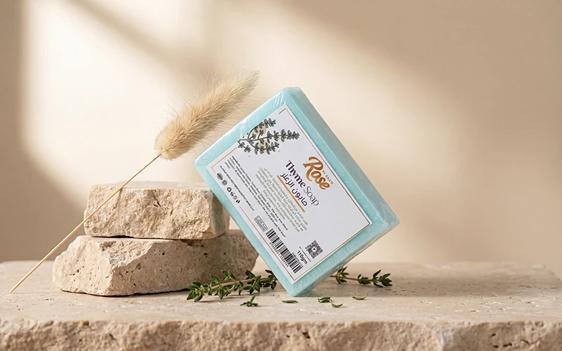 Natural Rose Soap - Thyme