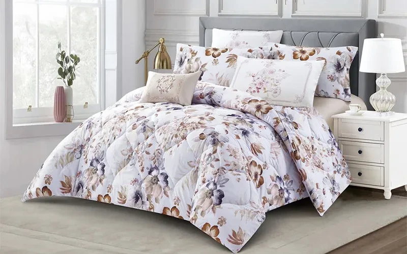 Zamzam Home Printed Comforter Bedding Set 5 PCS - Single Multi Color
