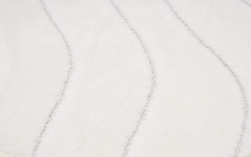 Armada Cotton Oval Bath mat 2 PCS - Off White