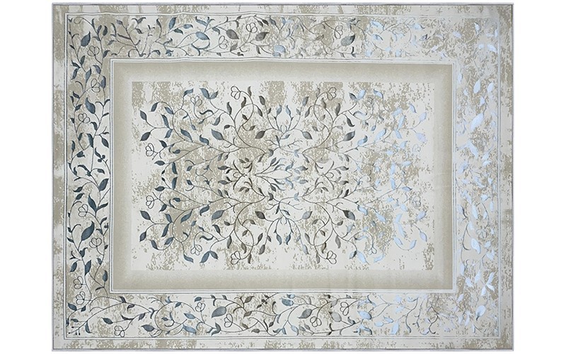 Madrid Premium Carpet - ( 400 x 600 ) cm Beige & Blue