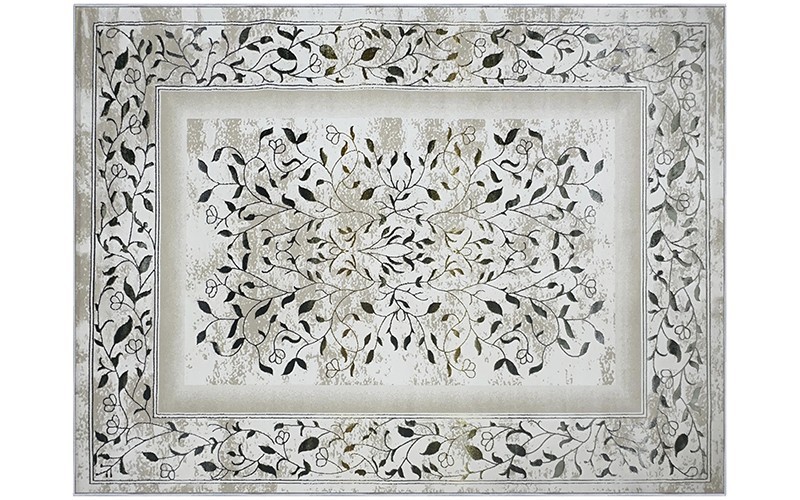 Madrid Premium Carpet - ( 200 x 300 ) cm Beige & Green
