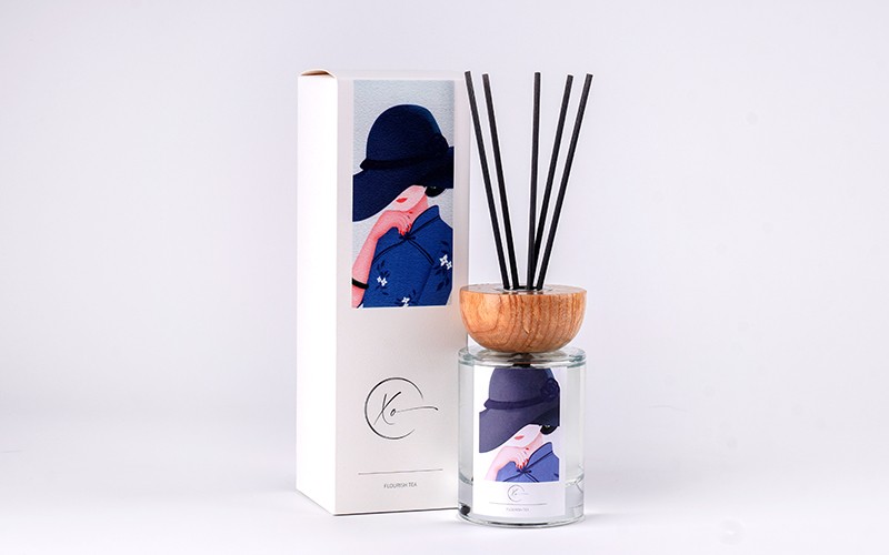 معطر جو فواح من اكس أو - زهور الشاي