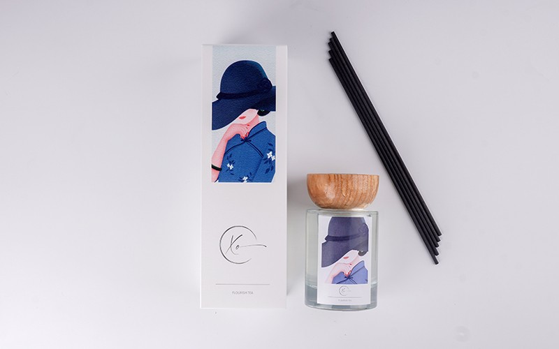 معطر جو فواح من اكس أو - زهور الشاي