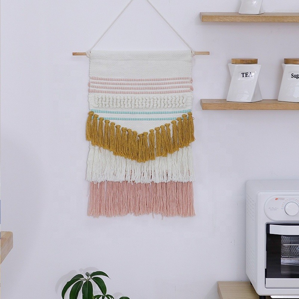 Macrame HandWoven Wall Hanging 1 PC - Multi Color