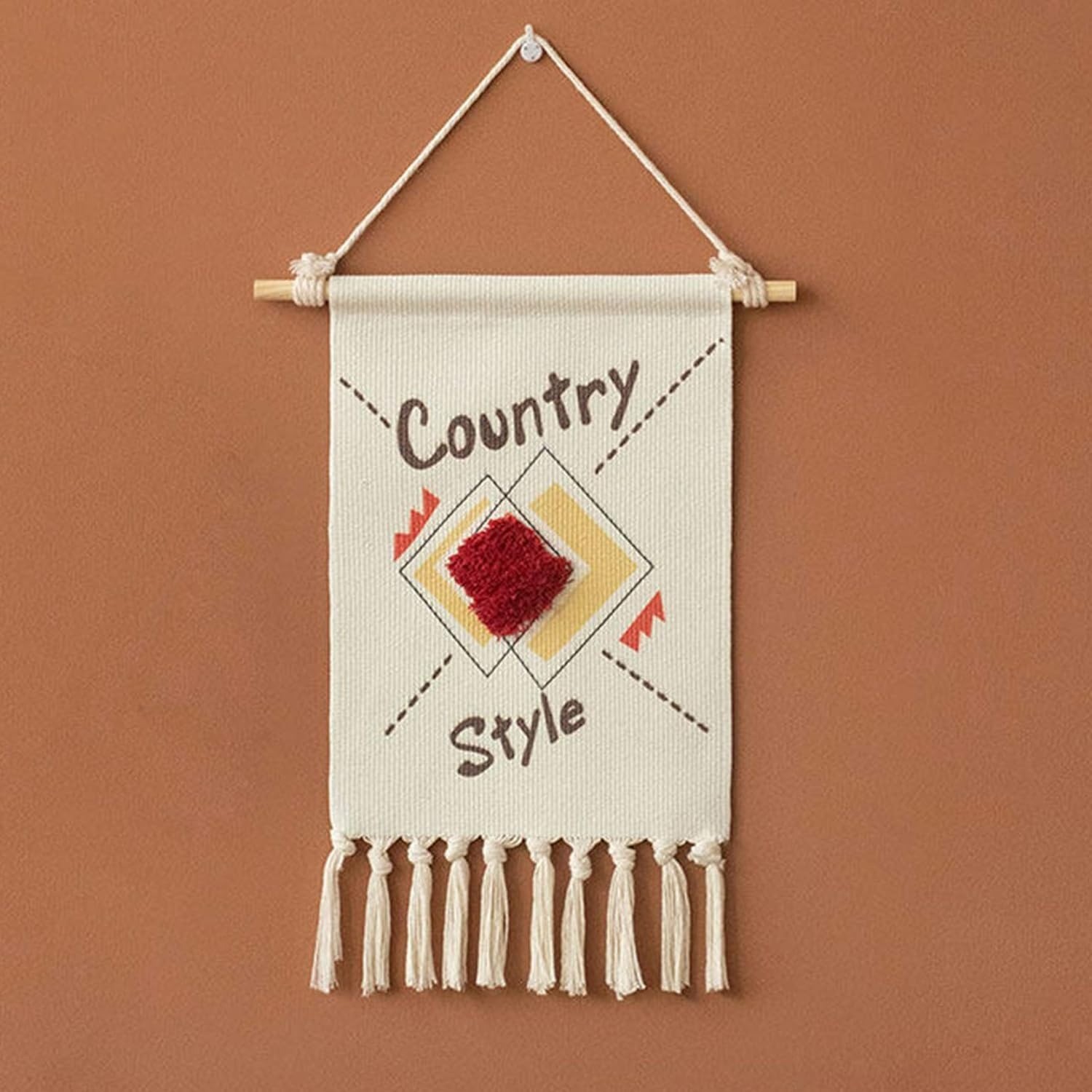 Macrame HandWoven Wall Hanging 1 PC - Cream