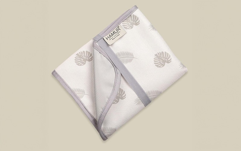 Hamur Baby Changing mat 1 PC - Beige & L.Grey