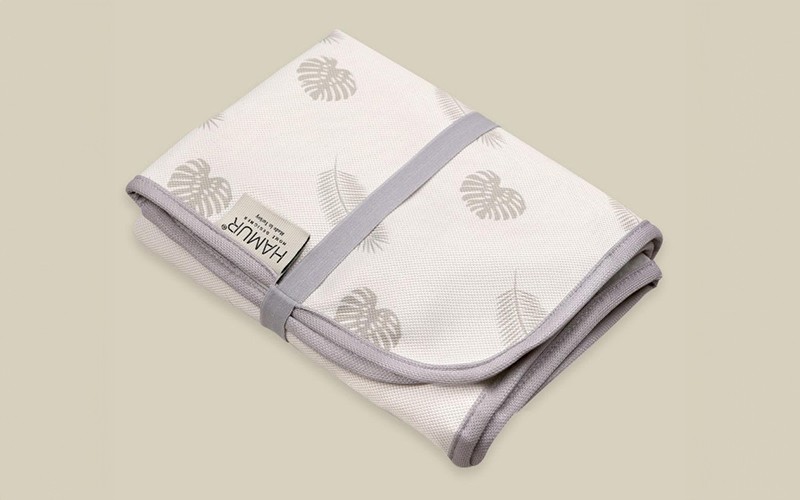 Hamur Baby Changing mat 1 PC - Beige & L.Grey