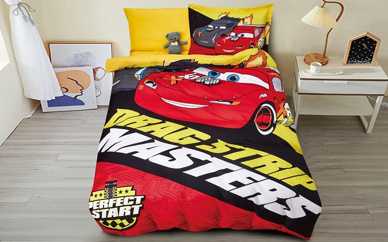 Disney Kids Quilt Cover Bedding Set 4 PCS - Multi Color