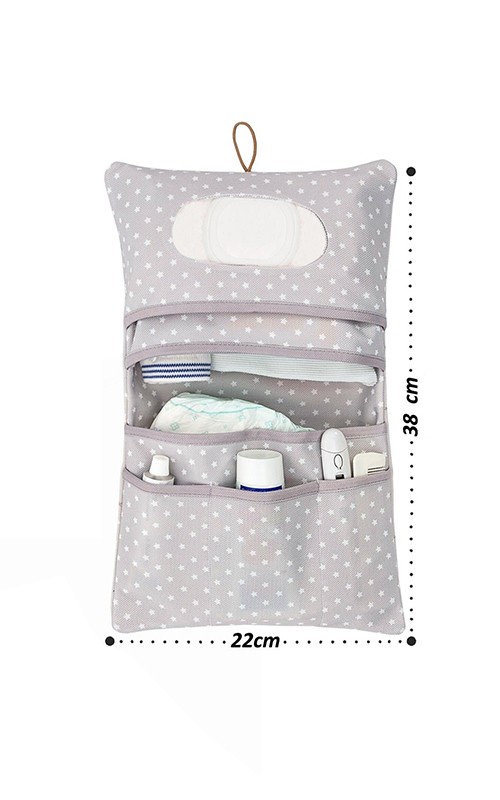 Hamur Baby Essentials Organizer Bag 1 PC - Grey