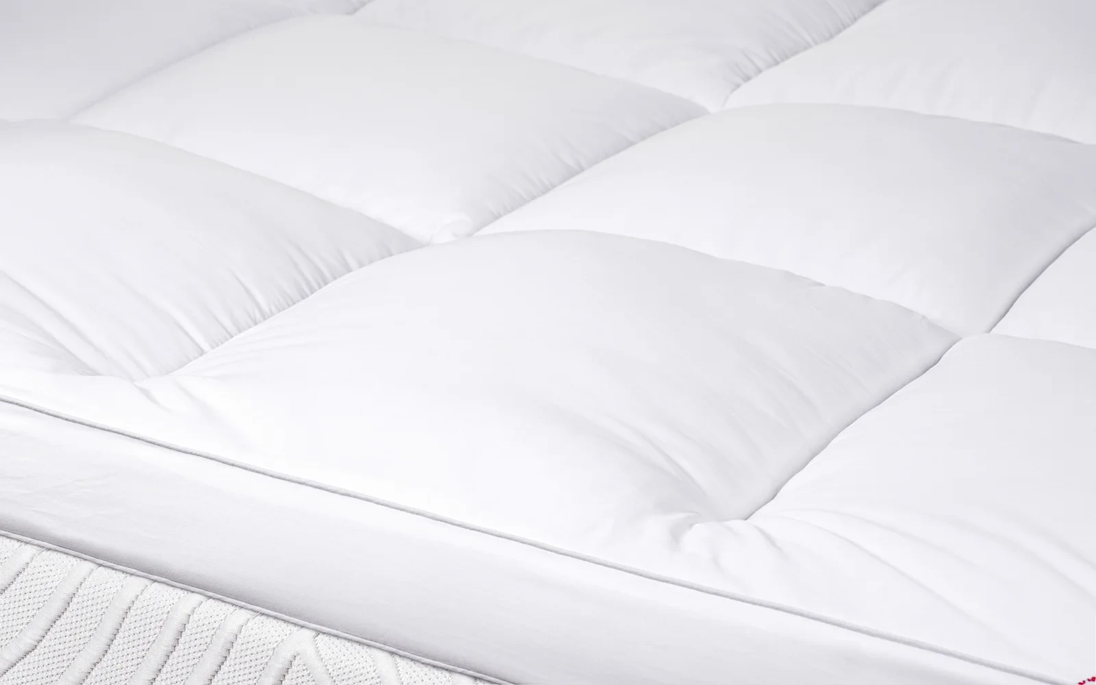 Al Saad Home Fancy Cotton Mattress Topper - ( 120 X 200 ) cm White
