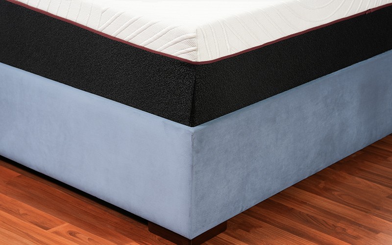 Al Saad Home Diamond Bed ( 120 x 200 ) - Single Blue
