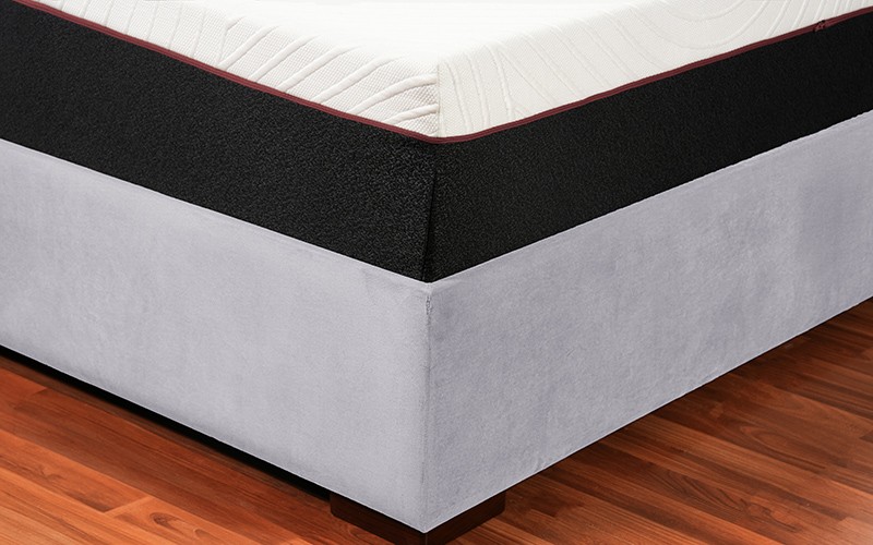 Al Saad Home Diamond Bed ( 160 x 200 ) - Queen L.Grey