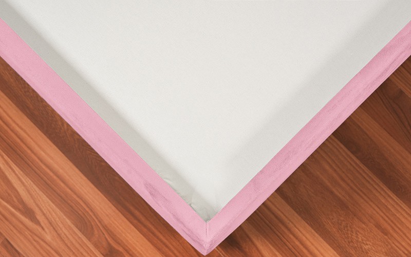 Al Saad Home Diamond Bed ( 180 x 200 ) - King Pink