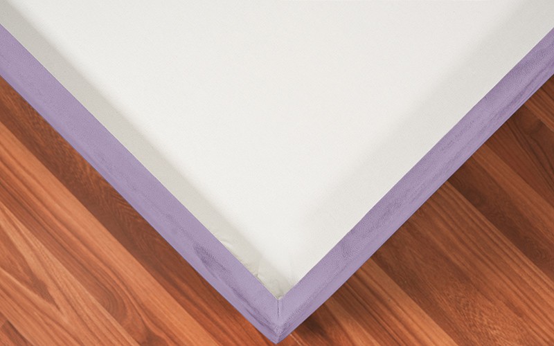Al Saad Home Diamond Bed ( 120 x 200 ) - Single Purple
