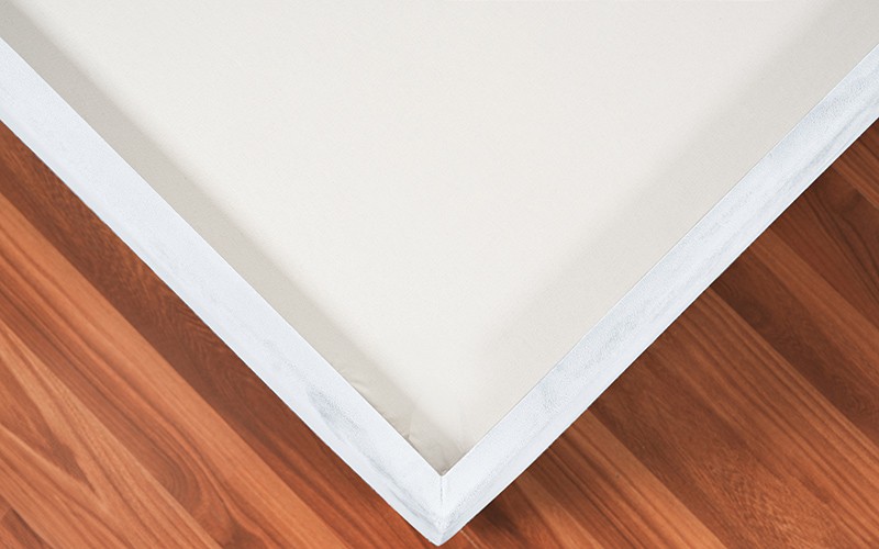 Al Saad Home Diamond Bed ( 200 x 200 ) - Super King White