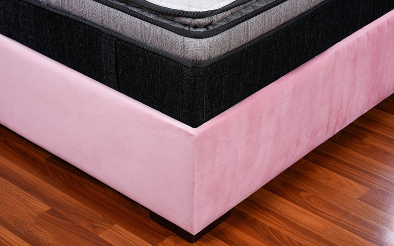 Al Saad Home Stripe Bed ( 120 x 200 ) - Single Pink