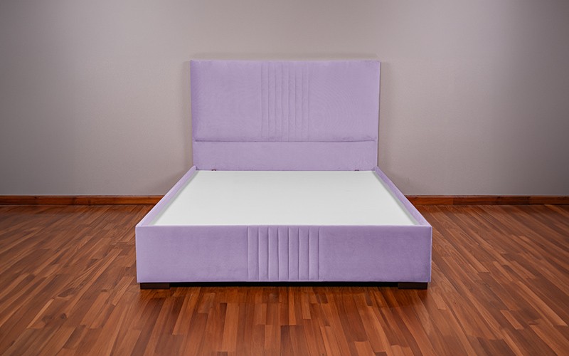 Al Saad Home Stripe Bed ( 160 x 200 ) - Queen Purple