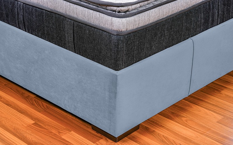 Al Saad Home Curvy Bed ( 200 x 200 ) - Super King Blue