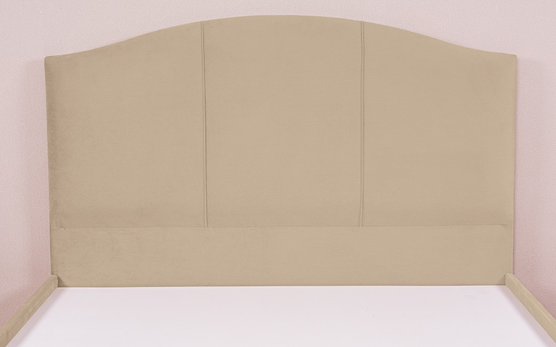 Al Saad Home Curvy Bed ( 200 x 200 ) - Super King Brown