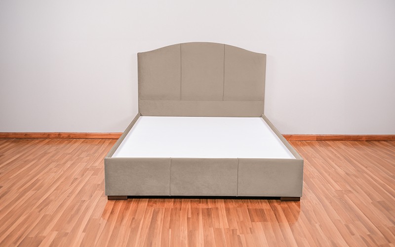 Al Saad Home Curvy Bed ( 90 x 190 ) - Single D.Beige