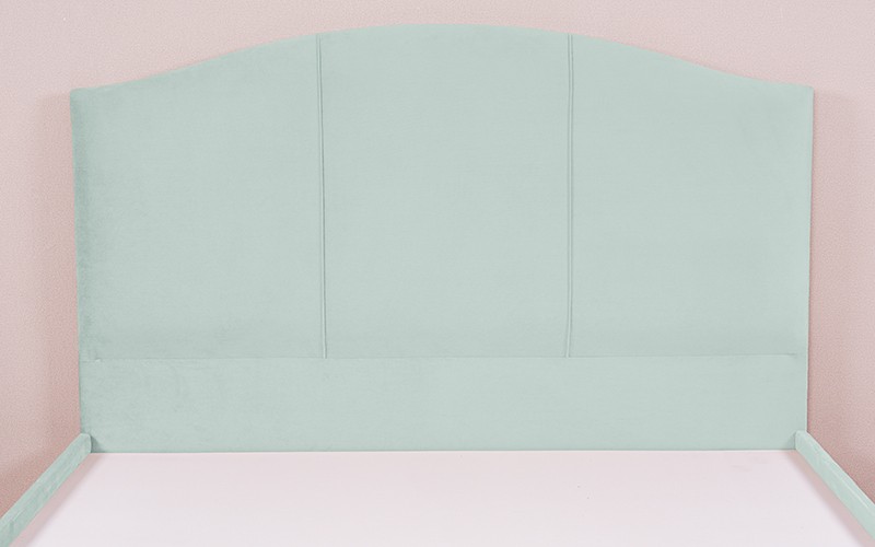 Al Saad Home Curvy Bed ( 120 x 200 ) - Single Mint
