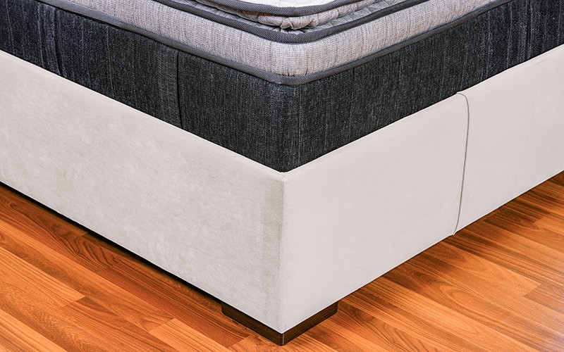 Al Saad Home Curvy Bed ( 200 x 200 ) - Super King Off White
