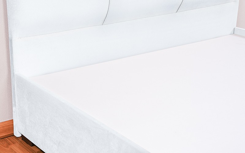 Al Saad Home Curvy Bed ( 150 x 200 ) - Queen White