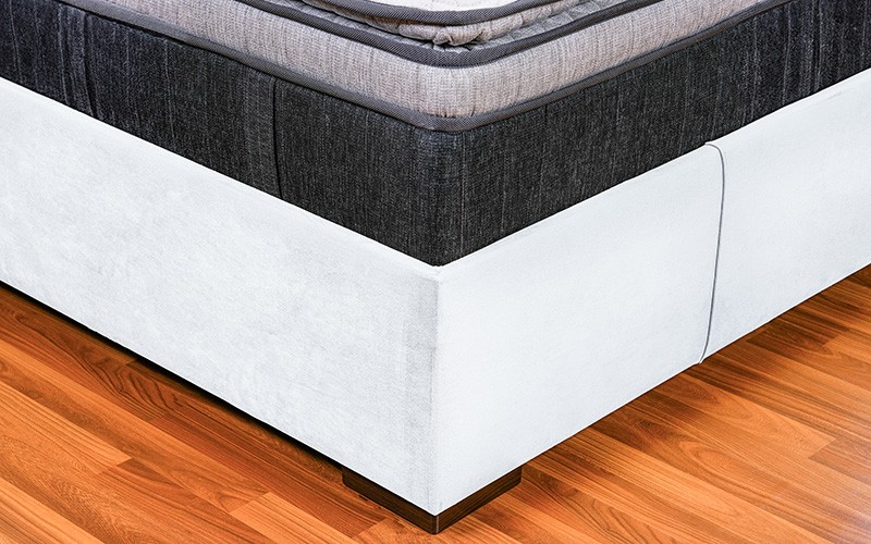 Al Saad Home Curvy Bed ( 90 x 190 ) - Single White