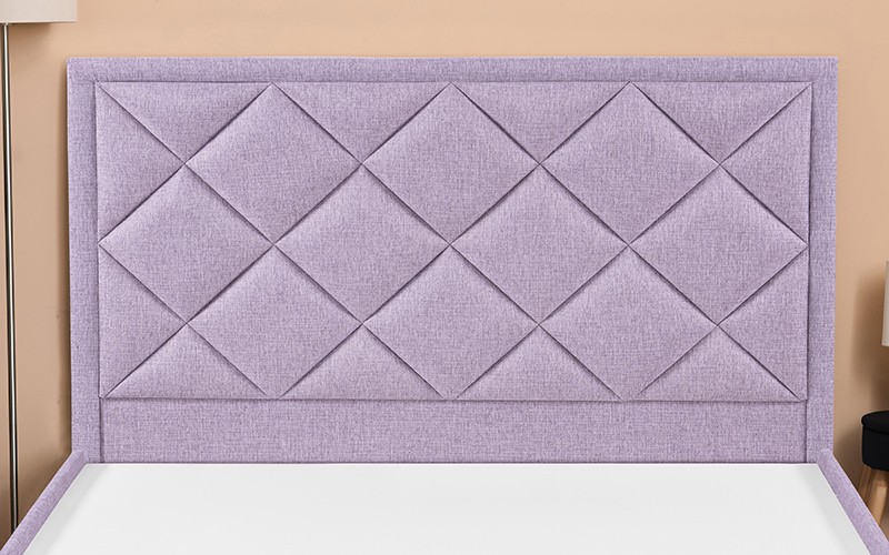 Al Saad Home Crystal Jacquard Bed ( 150 x 200 ) - Queen Purple