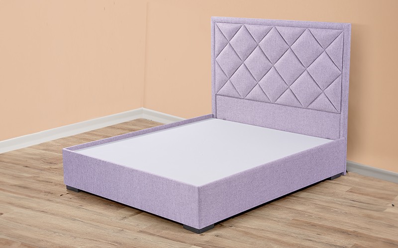 Al Saad Home Crystal Jacquard Bed ( 150 x 200 ) - Queen Purple