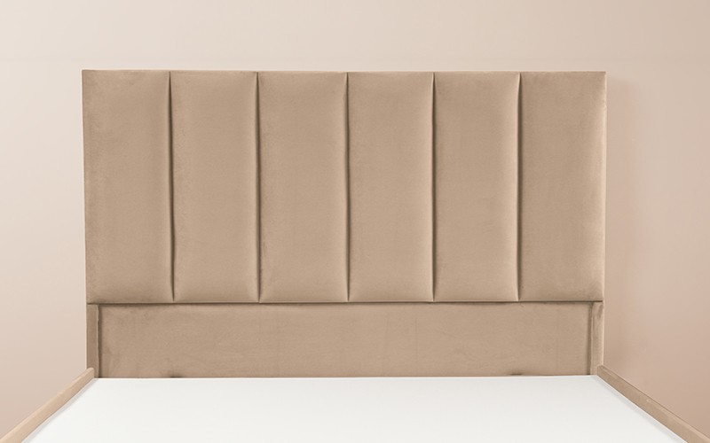 Al Saad Home Panel Bed ( 160 x 200 ) - Queen Beige