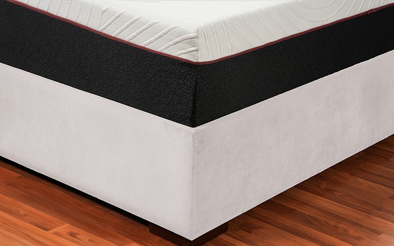 Al Saad Home Panel Bed ( 200 x 200 ) - Super King Off White
