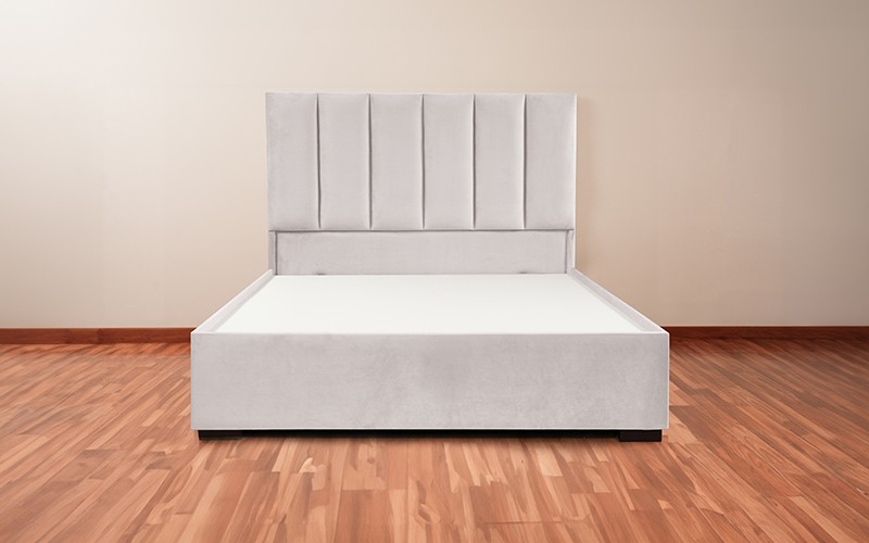 Al Saad Home Panel Bed ( 160 x 200 ) - Queen Off White