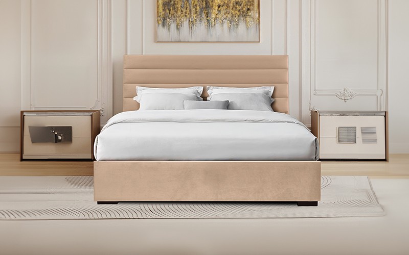 Al Saad Home Ladder Bed ( 120 x 200 ) - Single Beige