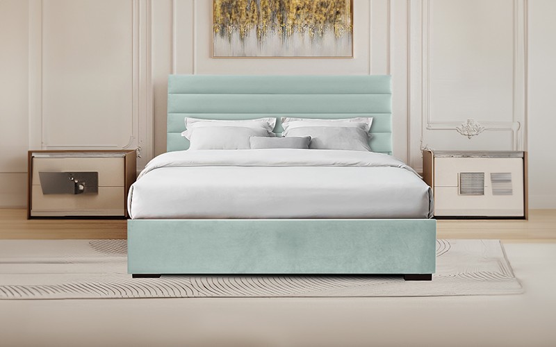 سرير لادر من السعد هوم ( 150 × 200 ) - كوين مينت