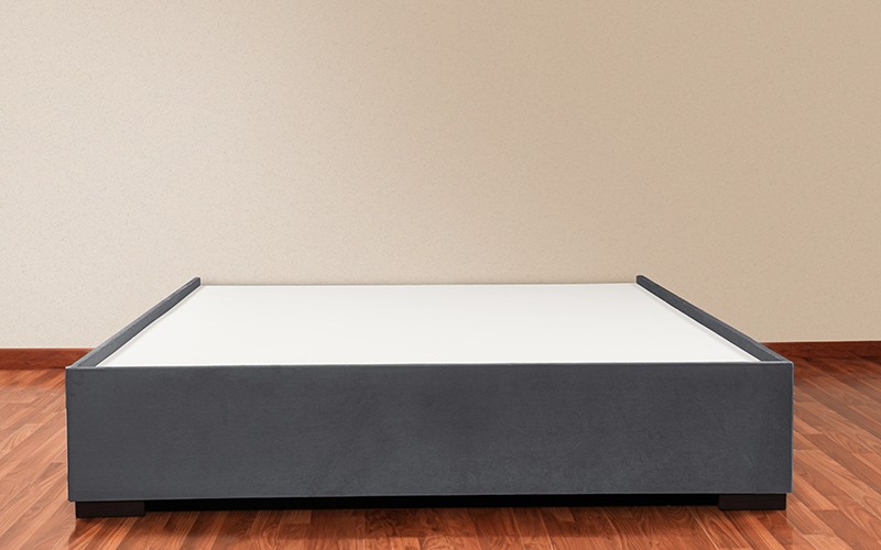 Al Saad Home Bed Base ( 180 x 200 ) - King D.Grey