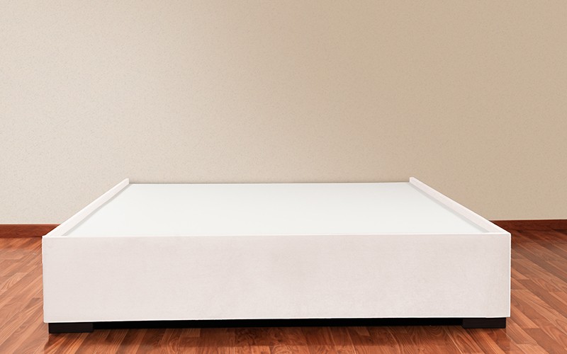 Al Saad Home Bed Base ( 160 x 200 ) - Queen Off White