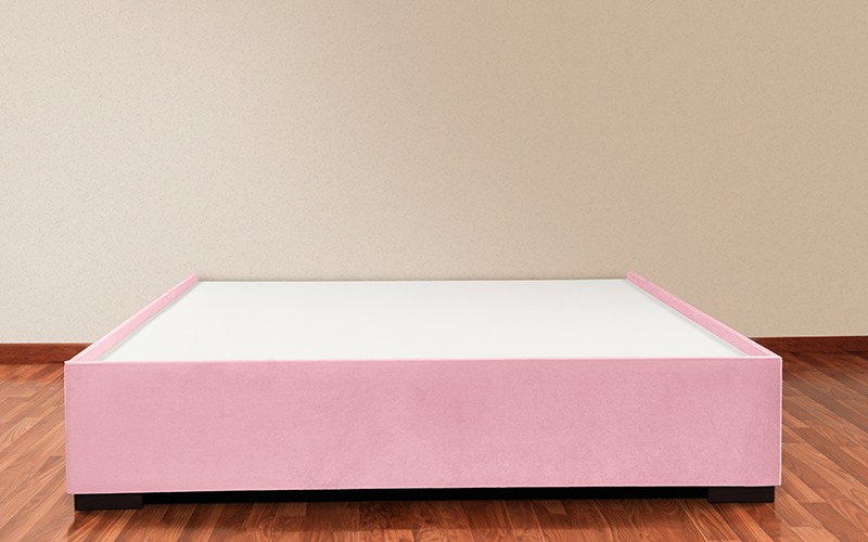 Al Saad Home Bed Base ( 120 x 200 ) - Single Pink