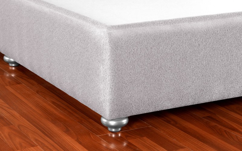 Al Saad Home Miami Stripe Bed ( 90 x 190 ) - Single L.Grey