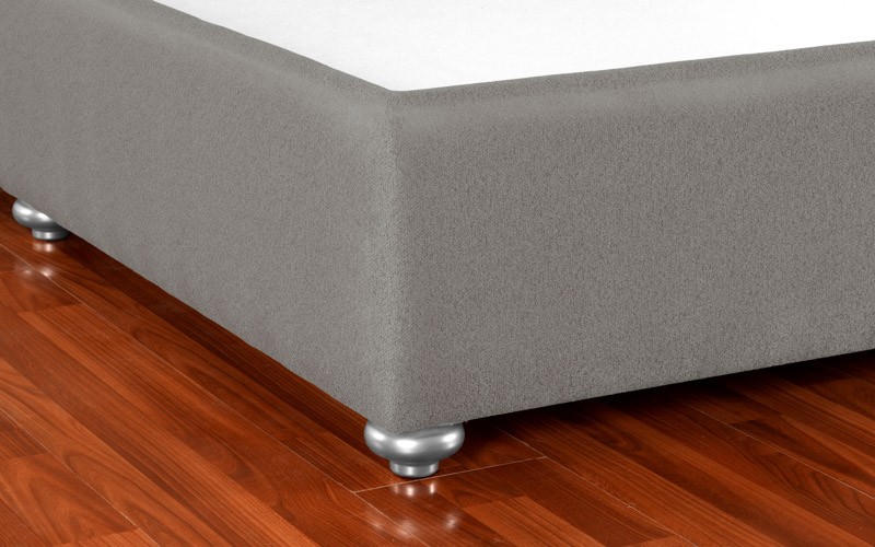 سرير ميامي سترايب من السعد هوم ( 150 × 200 ) - كوين رمادي و بني