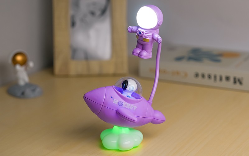 Kids Table Lamp 1 PC - Purple